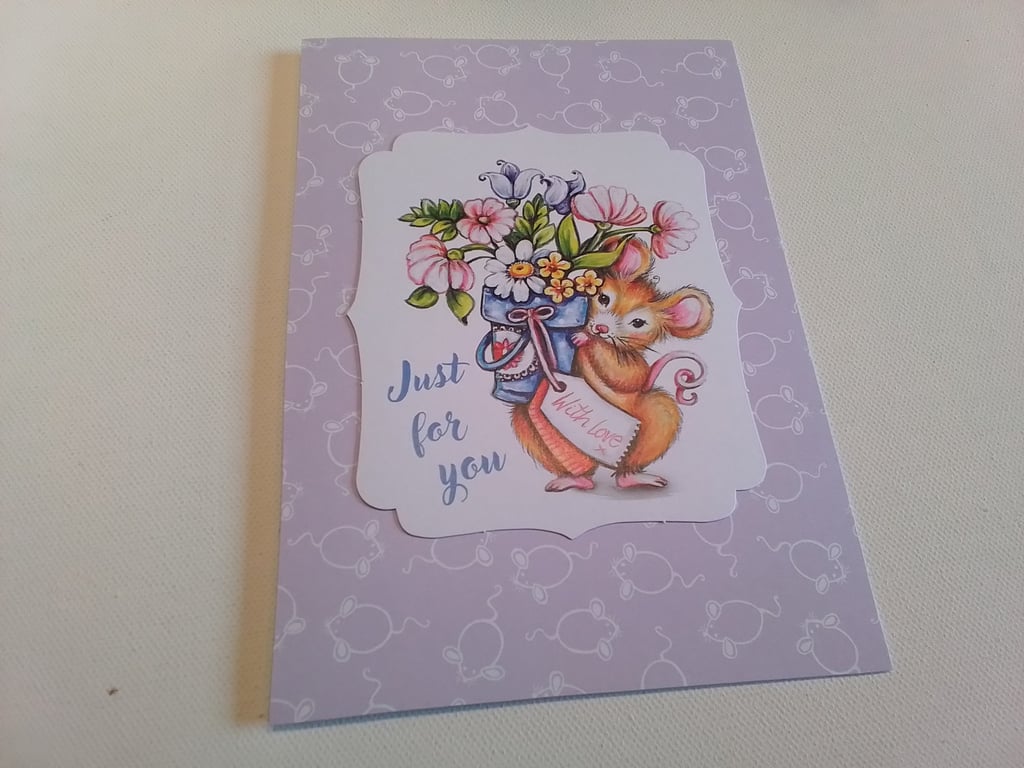 Valentine card. Mothers day card. Birthday card. Any occasion card. Ref 100