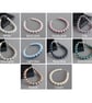Chunky Silver Pearl Jewellery Set - Single Strand Light Grey Wedding Jewellery - Image 5