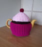 Chocolate Cupcake Tea Cosy Ready For Any Party - Image 3