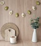 Sage and Cream Egg Garland