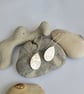 Pebble Drop Earrings, Recycled Sterling Silver Threader Earrings - Image 7