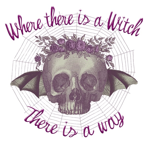 Witchy Wiccan Sublimation Design - DIGITAL DOWNLOAD 