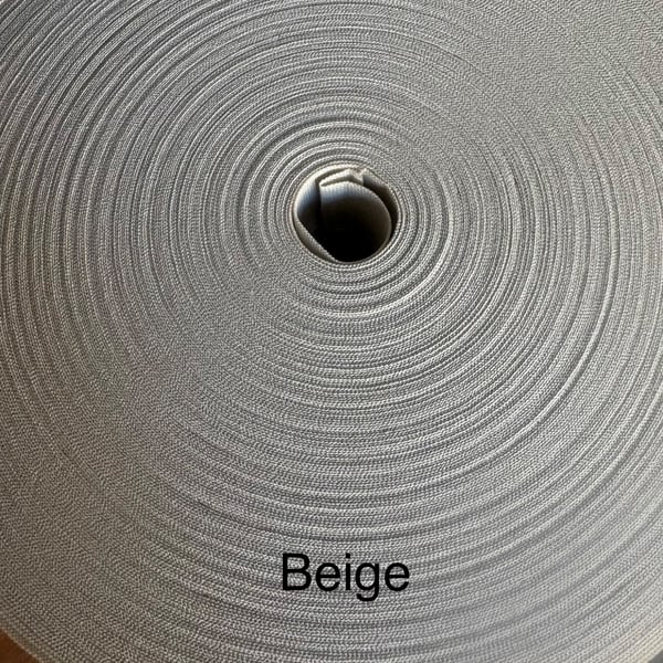 5 meters 1" (25mm) beige cotton bias binding 
