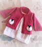 Knitting Pattern for Baby Sheep Cardigan and Dress.  Digital Pattern - Image 6