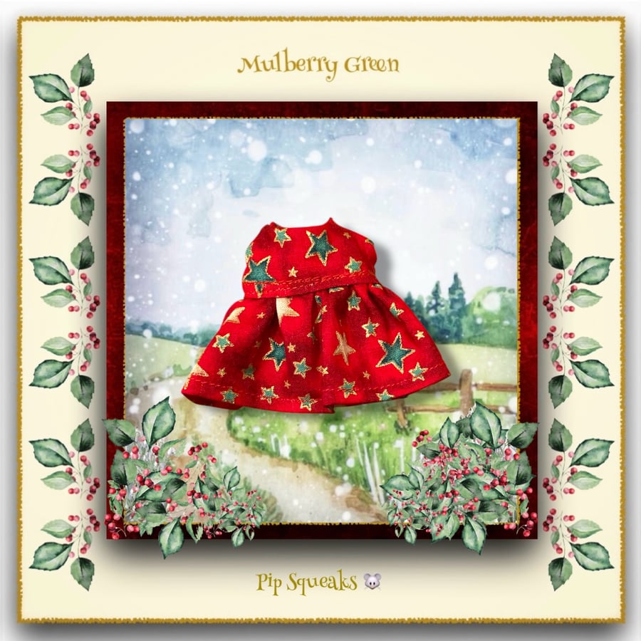 Pip Squeaks Christmas Stars Dress 