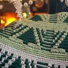 Christmas trees blanket
