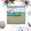 Fishing Boat Card - seaside, birthday, for him
