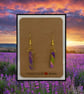 Outlet Lavender fields drop earrings