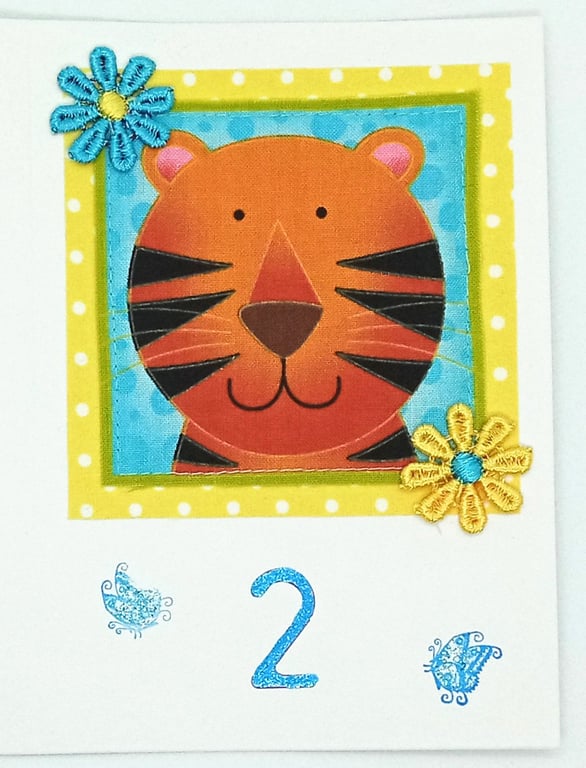 2nd Birthday Tiger Children's Cards