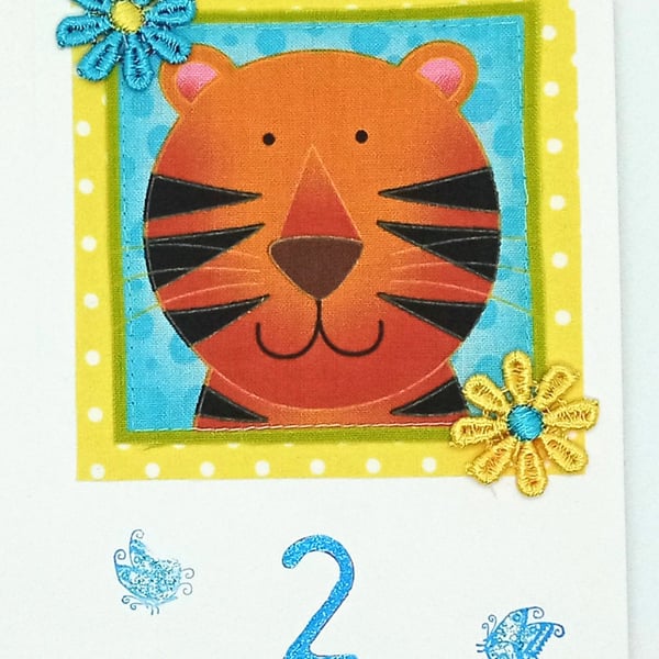 2nd Birthday Tiger Children's Cards