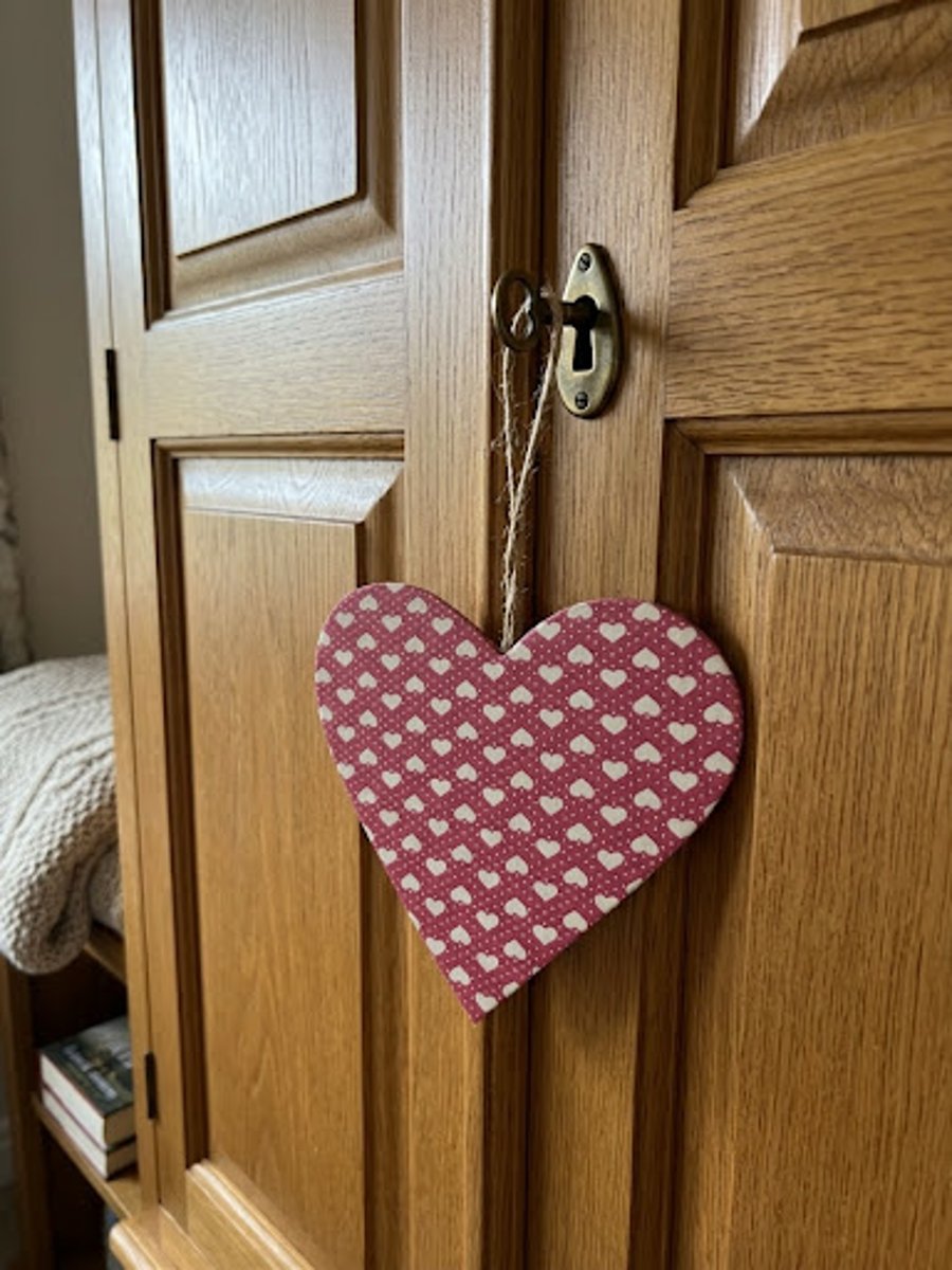 Image of Heart Wall Hanging: Handmade Decoration
