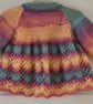 Baby girl striped cardigan, newborn to 3 months - baby shower gifts, newborn - Image 3