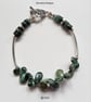 Designer Genuine Raw Emerald Bracelet  - Image 3