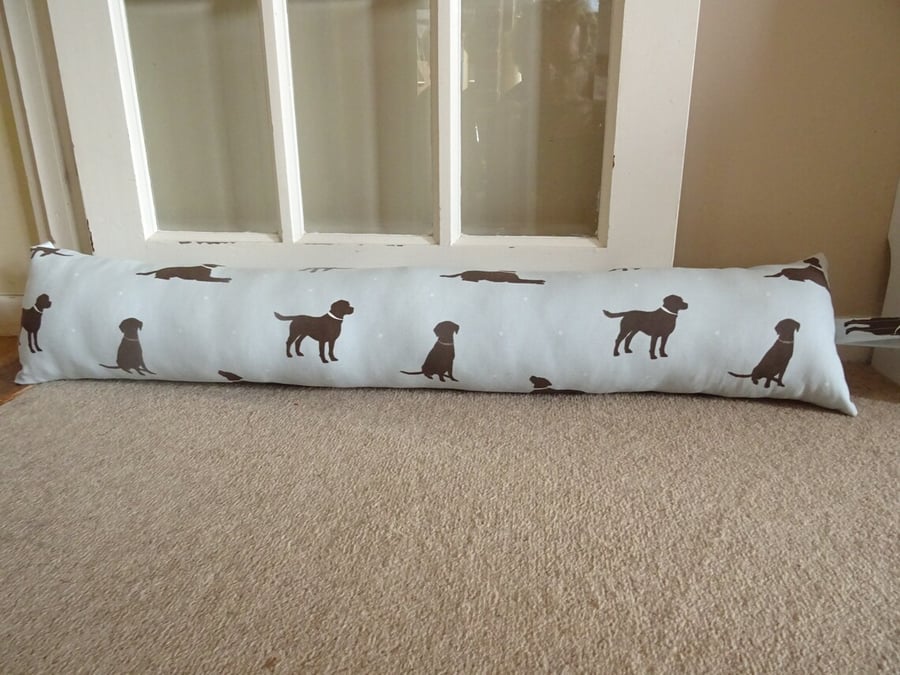 2 Washable Labrador Draught Excluders .  15 inch circumference  40 and 42 inch