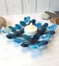 Woven Fused Glass Dish - Ocean Waves Trinket Bowl Thoughtful Gift - Image 4