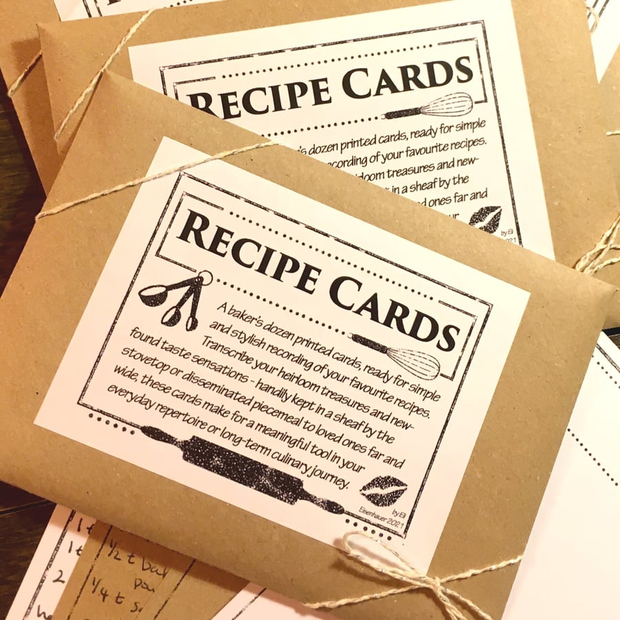 Recipe Cards