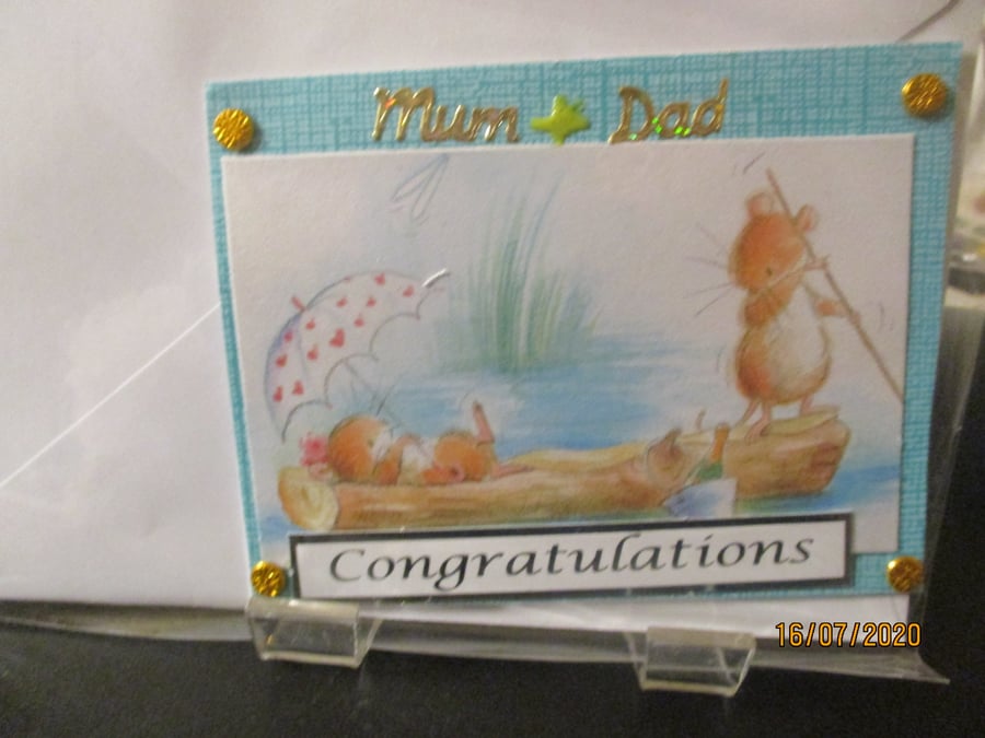 Mum and Dad Congratulations Card