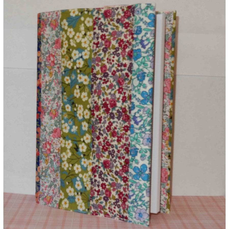 Notebook - Liberty print patchwork floral