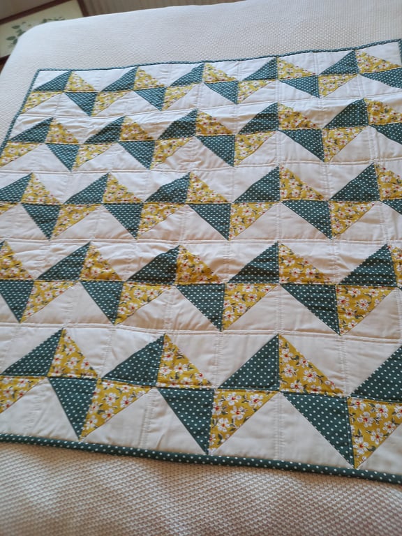 Modern baby quilt