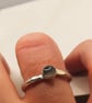 Handmade Sterling Silver Grey Moonstone Ring - Image 7