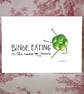 Binge Eating Brussel Sprout Christmas Card - Image 3