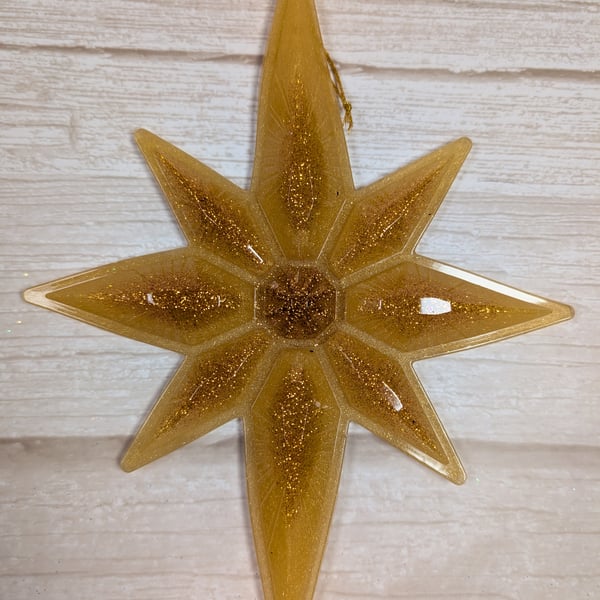 Handmade Star Ornament – Marigold