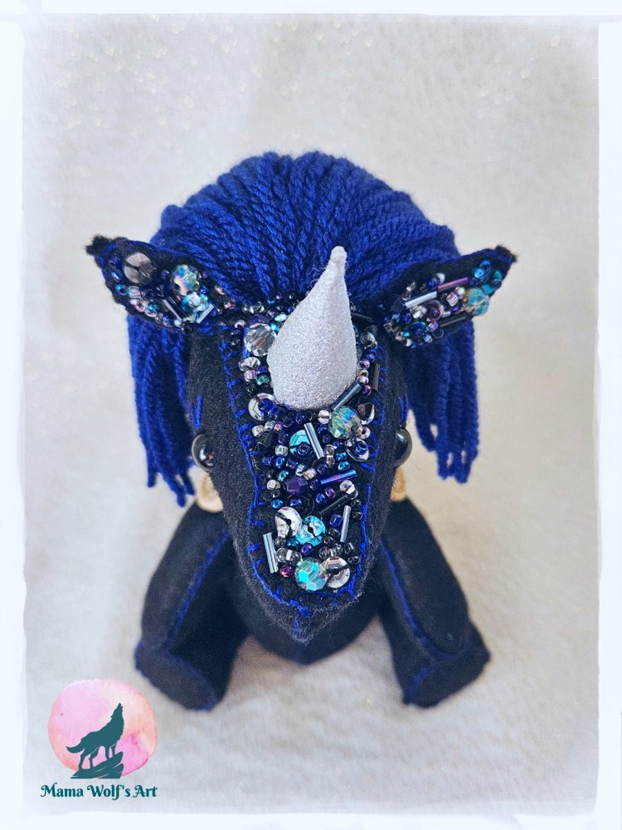 Indigo Bloom Unicorn