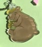 Bear and acorn acrylic keyring  - Image 4