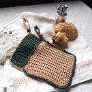 Organic Washcloth, Face cloth, Gift for him, 100% certified cotton