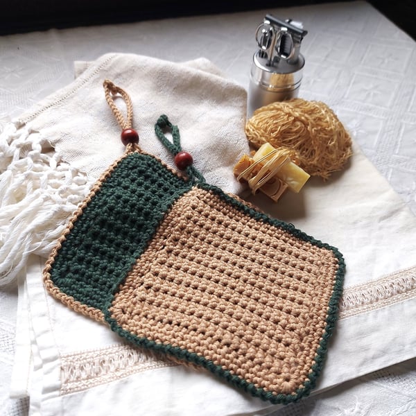 Organic Washcloth, Face cloth, Gift for him, 100% certified cotton