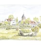 Wittlaer Spaziergang am Rhein - Limited Edition Print - Image 1