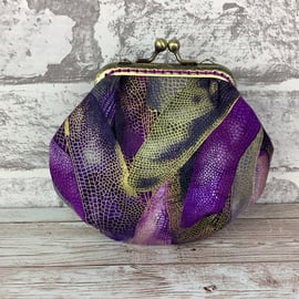 Dragonfly Wings frame coin purse with kiss clasp