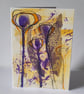 Art Card 5 x 7" Original Painting 'Tears' Series No1 