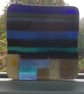 Fused Glass Winter Night Sky Coaster or Suncatcher - Image 2
