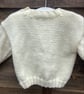 Baby cream aran jumper - Image 4