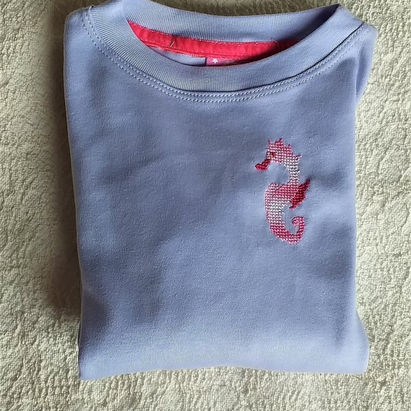 Seahorse Long-sleeve T-shirt age 6