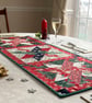 Festive Christmas Table Runner with Holly and Poinsettia printed fabric - Image 5