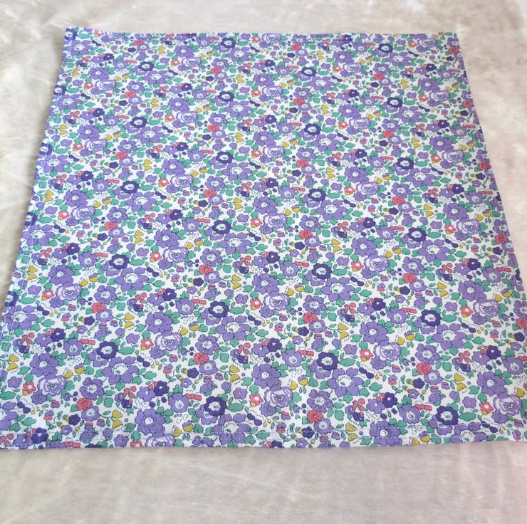Liberty Lawn handkerchief. Ladies hankie. Cot... Folksy