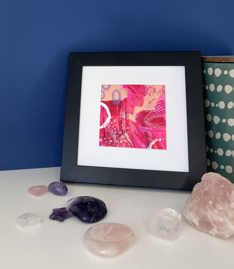 Mini Original Abstract Art Gift Box – Letterbox Friendly Art Gift