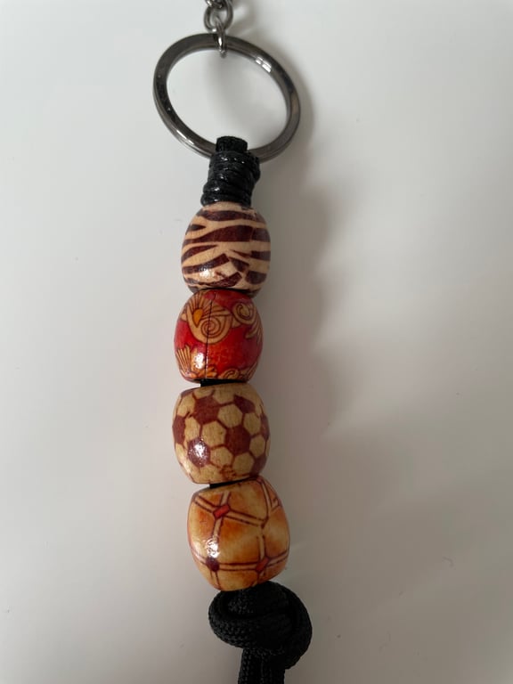 Paracord Beaded Keyring