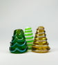 Handmade Christmas lamp work glass beads - Image 4