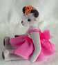 Rose, a 10" ballerina collectable bear with tutu - Image 1