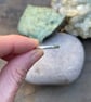 Handmade Narrow Silver Meteorite Ring - Image 2