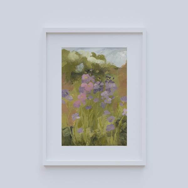 Cuckooflower Art Print - 5x7 inches