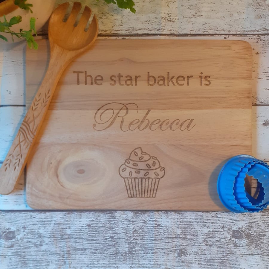 Personalised Wooden Cheese or Chopping Board,New home Gift Birthday Gift 
