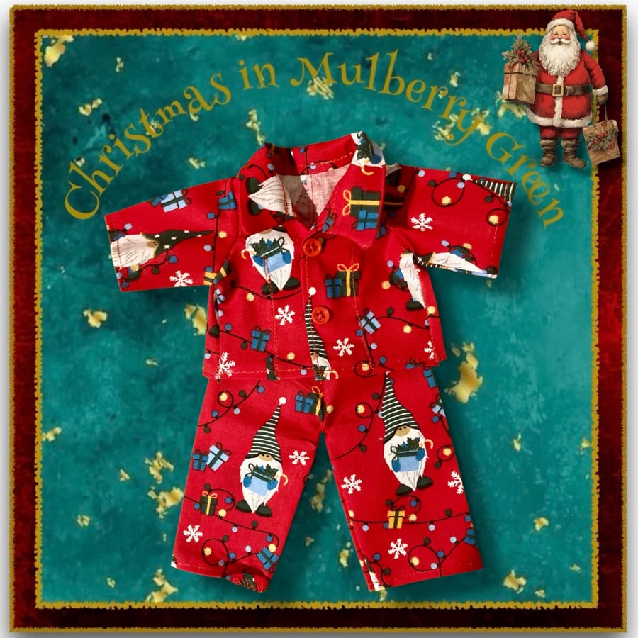 Reserved for Claire - Christmas Gnome Pyjamas