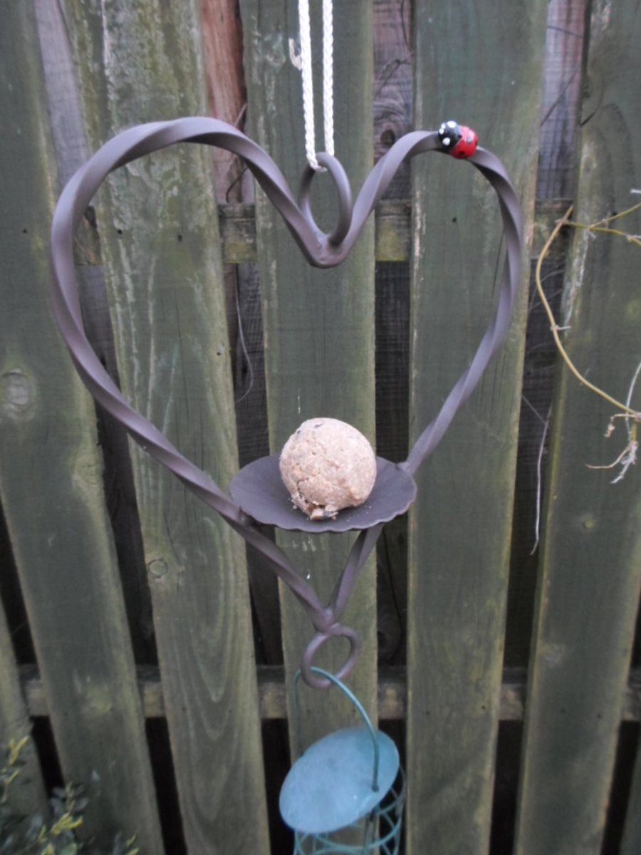 BIRD FEEDER................Wrought Iron (Forged Steel)