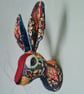 Bramwell Briar a hare in William Morris fabric - Image 2