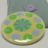 SALE -  Flowers pocket mirror