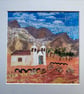 A place to gather, little white church set in a desert landscape  - Image 4